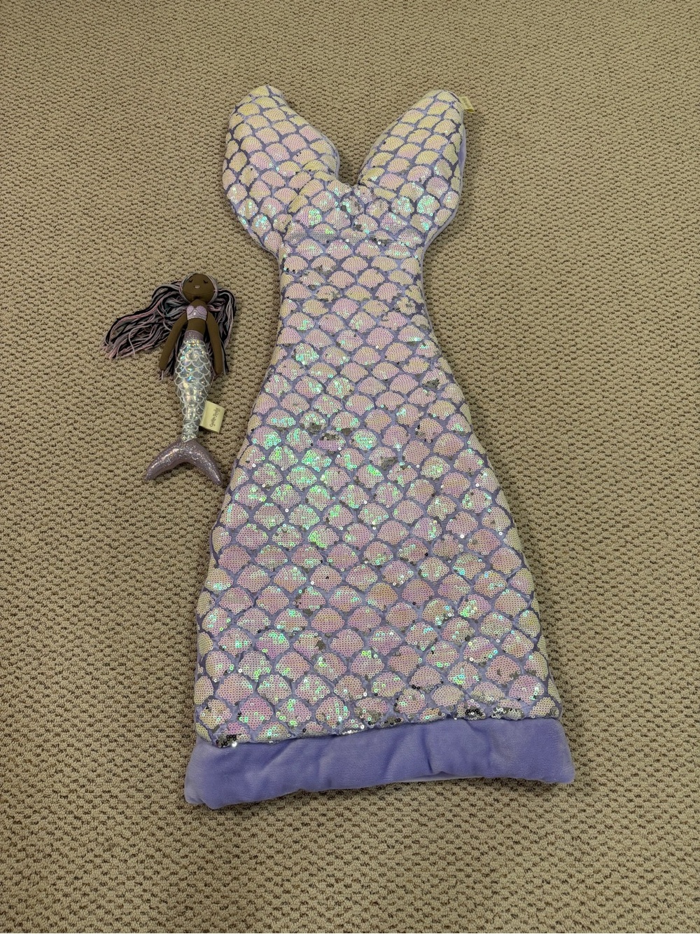 Cynthia Rowley mermaid plush tail blanket
